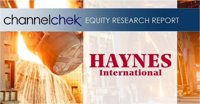 Haynes International (HAYN) – Shareholders Vote to Approve Haynes’ Pending Acquisition by North American Stainless